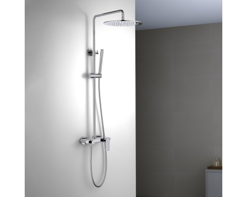 AQ2440CR ЛИРА душевая система (смеситель для ванны) 300мм AQ2440CR