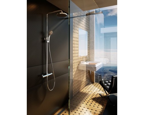 Душевая стойка с термостатическим смесителем и ручным душем TE 091.00/150 X070058