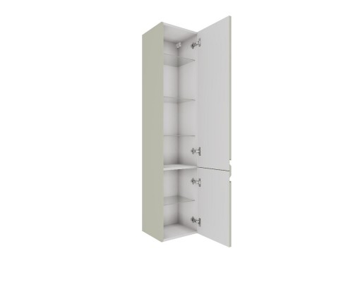 AQ70035R-GS Пенал ВЕГА 35 см, 2 двери, цвет шалфей зеленый, петли справа AQ70035R-GS