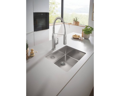 31574SD1 K700U Мойка из нержавеющей стали, 1 чаша, монтаж под столешницу 540/500х440/400 мм (8шт.-пал) 31574SD1