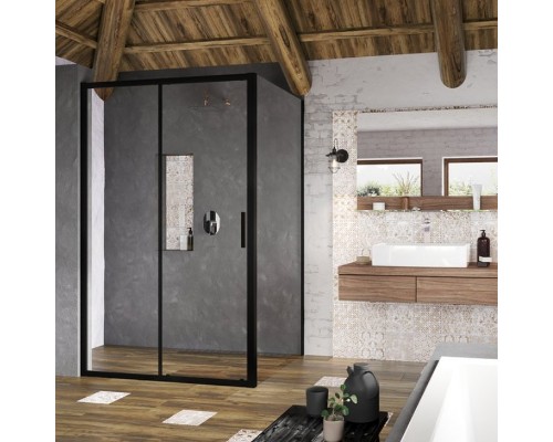 BLSPS-80 черный+Transparent, неподвижная стенка X9BM40300Z1