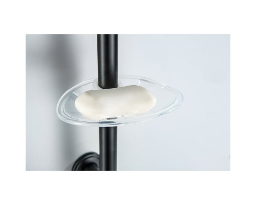 AQ2020MB КЛАССИК душевой гарнитур 1jet 65 см, матовый черный AQ2020MB