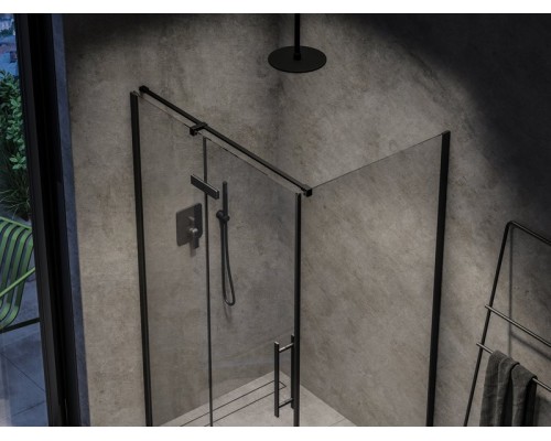 COPS-90 хром + Транспарент, душевая стенка X9VV70A00Z1