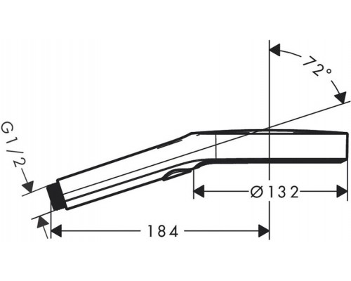 26864000 HG Rainfinity 130 3jet ручной душ 26864000