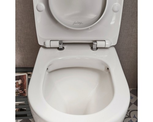 E33127-0 Aleo / Soprano тонкое сиденье из термодюропласта с микролифтом и металлическими креплениями, легкое снятие E33127-0