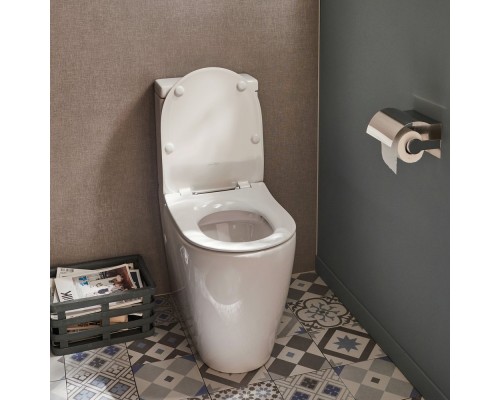 E33127-0 Aleo / Soprano тонкое сиденье из термодюропласта с микролифтом и металлическими креплениями, легкое снятие E33127-0