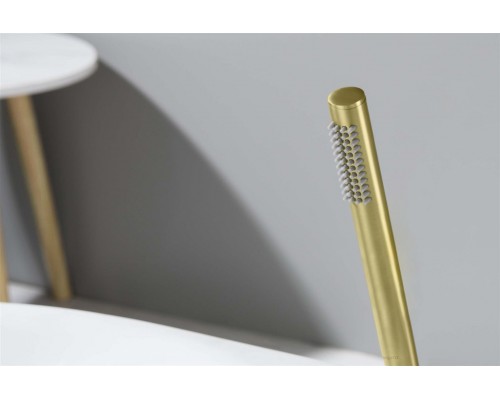 AQ2002BG ЕВРОПА ручной душ 1jet, шлиф. золото AQ2002BG