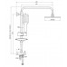 102158031EX DALIA душевая система 102158031EX