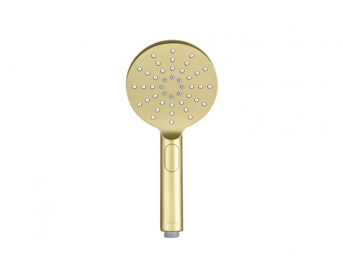 AQ2006BG ОБЕРОН ручной душ Select 120 3 jet, шлиф. золото AQ2006BG
