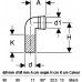 366.061.16.1 Соединительное колено Geberit 90°, для подвесного унитаза d90 мм 366.061.16.1
