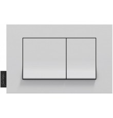 E20858-00 Панель смыва геометр дизайн, глянцевый белый E20858-00