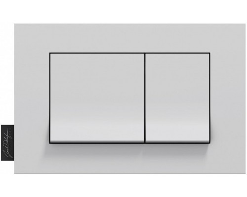 E20858-00 Панель смыва геометр дизайн, глянцевый белый E20858-00