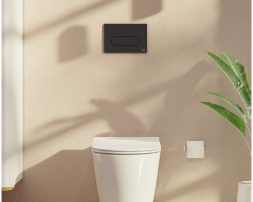 740-2211 Панель смыва Root Round, мат. черн. 740-2211