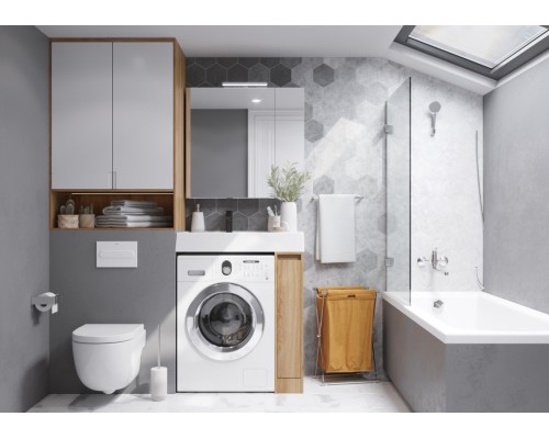 1A267202LH010 Зеркальный шкаф Лондри 80 1A267202LH010