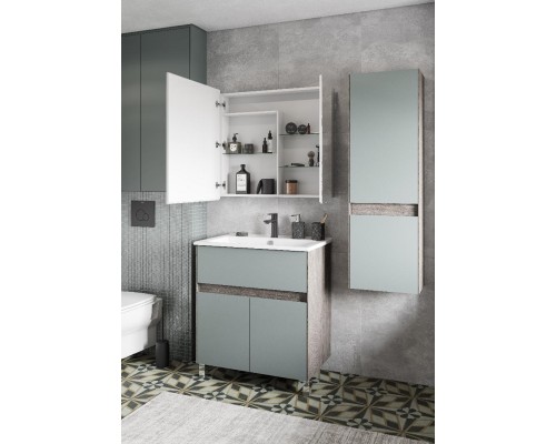 1A267202LH010 Зеркальный шкаф Лондри 80 1A267202LH010