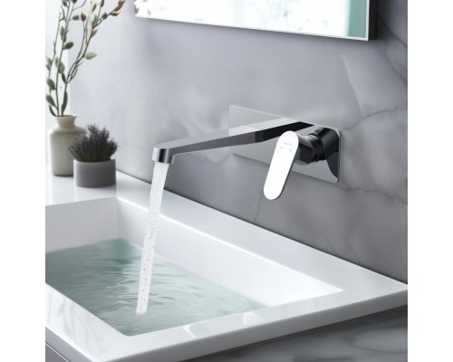 AQ1213CR ОБЕРОН смеситель для раковины настенный (внешняя и скрытая часть) AQ1213CR