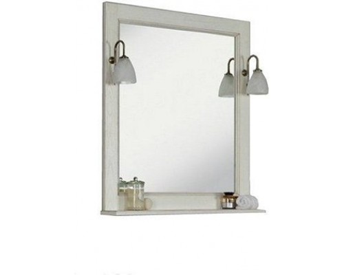 1A158702GEM20 Зеркало Жерона 85 белое серебро 1A158702GEM20