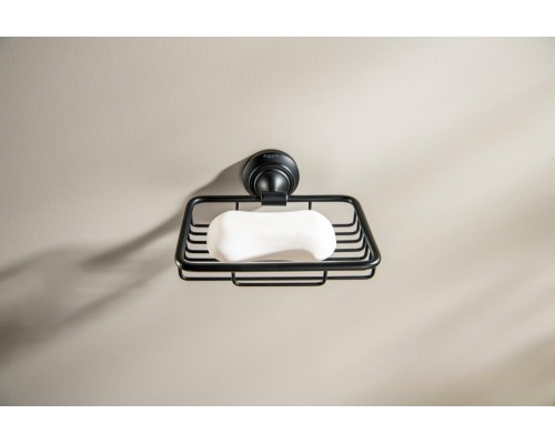 AQ4533MB КЛАССИК мыльница решетка, матовый черный AQ4533MB