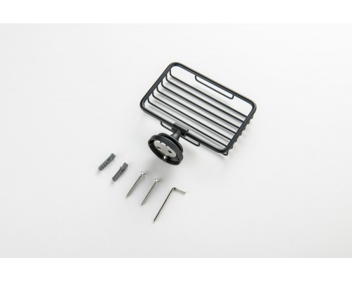 AQ4533MB КЛАССИК мыльница решетка, матовый черный AQ4533MB