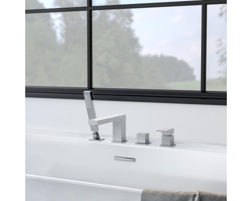 AQ1648CR ЛИБРА смеситель на борт ванны на 4 отв. AQ1648CR