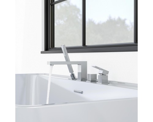 AQ1648CR ЛИБРА смеситель на борт ванны на 4 отв. AQ1648CR