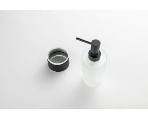 AQ4429MB ЛИРА дозатор настольный, матовый черный AQ4429MB