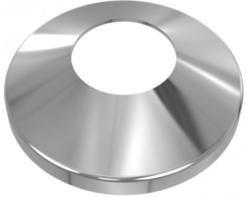 Комплект 2шт.: вентиль круглый г/ш 3/4х1/2, эксцентрик 3/4х1/2, отражатель 3/4, цвет хром AQ 1020CH