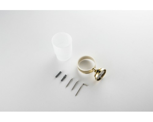 AQ4504PG КЛАССИК стакан с держателем, полир. золото AQ4504PG