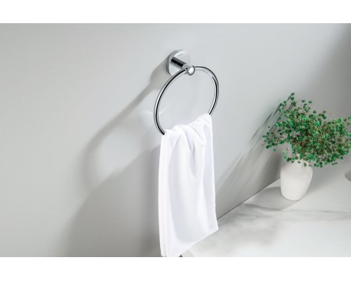 AQ4212CR ОБЕРОН полотенцедержатель кольцо AQ4212CR