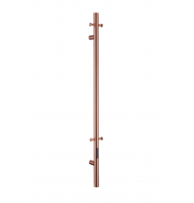 Boheme Uno Полотенцесушитель электрический с крючками, цвет: copper brushed 726-CB