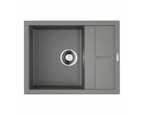 Мойка, OMOIKIRI, Sumi, шгв 650-500-220, отверстия для смесителя-4 промаркированных, цвет-Leningrad grey