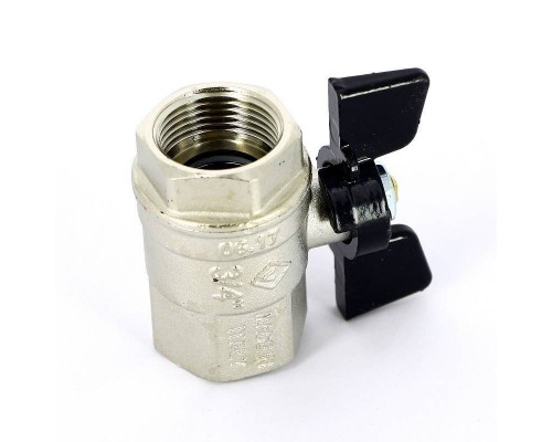 Кран шаровой Bugatti New Jersey ВВ бабочка 3/4"