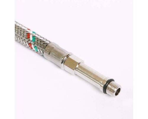 Гибкая подводка для смесителя UNI-FITT МL10х1 - 1/2" 50 см оплетка из нержавеющей стали Гибкая подводка для смесителя UNI-FITT МL10х1 - 1/2" 50 см оплетка из нержавеющей стали