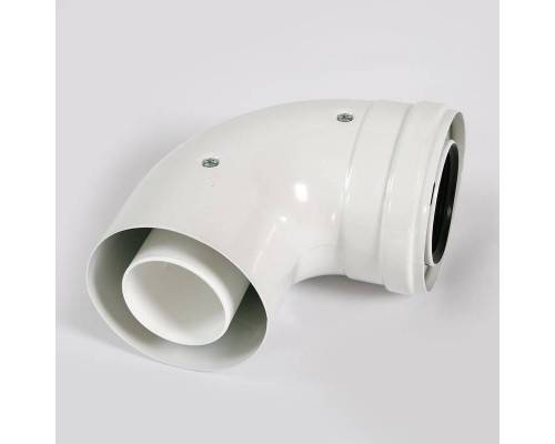 Коаксиальный отвод Baxi 125/80 90°