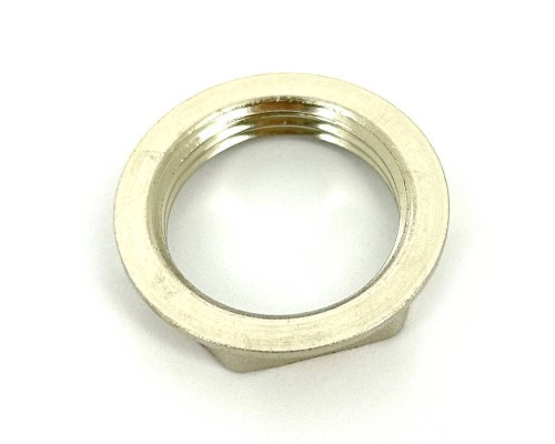 Контргайка с бортиком LD 3/4" никелированная