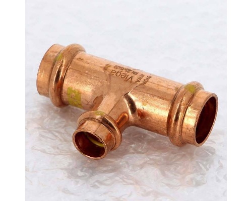 Тройник пресс медь Profipress G VIEGA 22х15х22