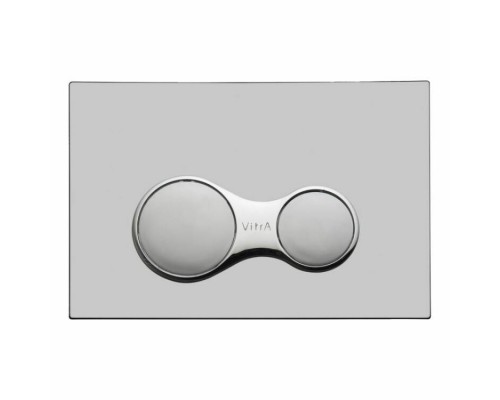 Клавиша смыва, Vitra, Sirius, для унитаза, шгв 244-8-165, цвет-хром матовый