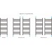 Сунержа Флюид  Полотенцесушитель водяной 50x120h, цвет: без покрытия 00-0222-1250
