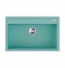 Мойка, OMOIKIRI, Kitagawa, шгв 790-510-200, отверстия для смесителя-4 промаркированных, чаши-1, цвет-azur blue
