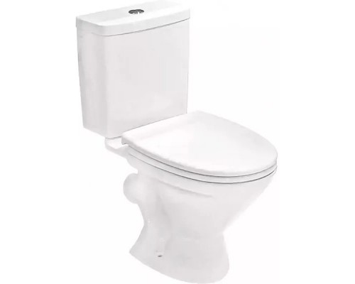 1.WH30.2.197 ЛИГА унитаз-компакт диагон.выпуск, антивсплеск,2 режима, сиденье полипропилен 1.WH30.2.197