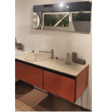 Комплект мебели, Antonio Lupi, Atelier, тумба под раковину тумба вкладка в ящик столешница с раковиной смеситель сифон зеркало