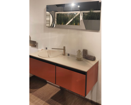 Комплект мебели, Antonio Lupi, Atelier, тумба под раковину тумба вкладка в ящик столешница с раковиной смеситель сифон зеркало