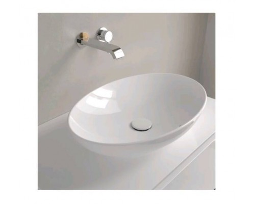 Раковина, Villeroy Boch, Loop Friends, шгв 560-380-120, отверстия для смесителя-отсутствуют, цвет-альпийский белый (белый Alpin)