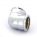 Угол В хромированный TIEMME 1/2"