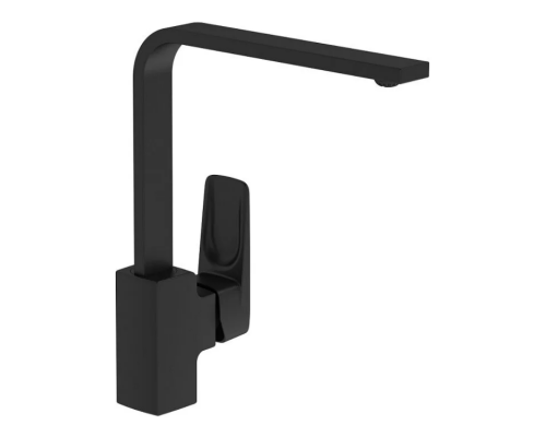 Смеситель для раковины, Vitra, Root Square, цвет-черный матовый