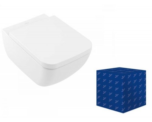 Унитаз, Villeroy&Boch, Collaro, подвесной, шгв 375-560-330, альпийский белый