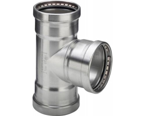 Тройник пресс нержавеющая сталь Sanpress Inox VIEGA 108x76x108