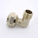 Угол обжим-Н никелированный UNI-FITT 20х1/2"