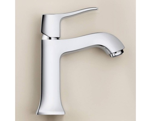 Смеситель для раковины HansGrohe HG Metris Classic однорычажный со сливным гарнитуром хром