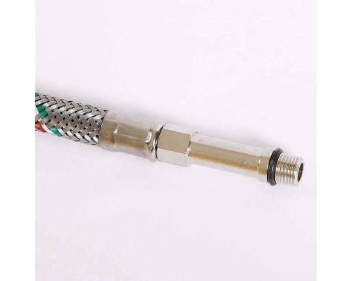 Гибкая подводка для смесителя UNI-FITT МL10х1 - 1/2" 150 см оплетка из нержавеющей стали Гибкая подводка для смесителя UNI-FITT МL10х1 - 1/2" 150 см оплетка из нержавеющей стали